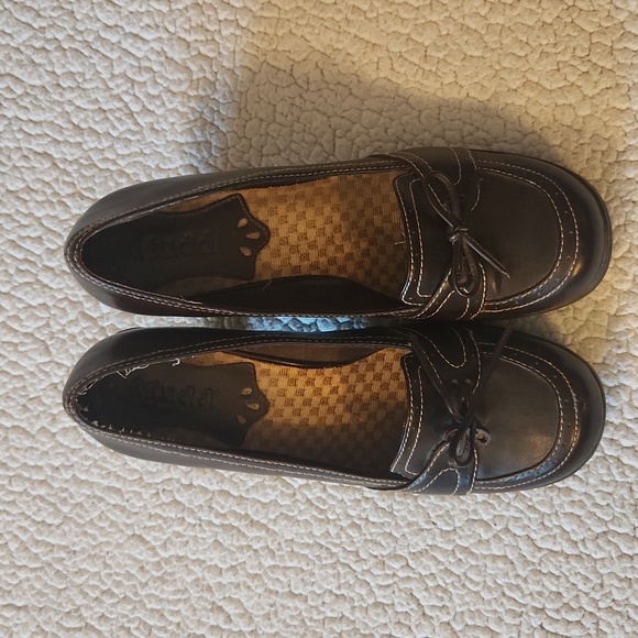 Vintage 90's Y2k Mudd Faux Leather Mary Jane Platform Heels Bowtie Detail - Picture 2 of 12